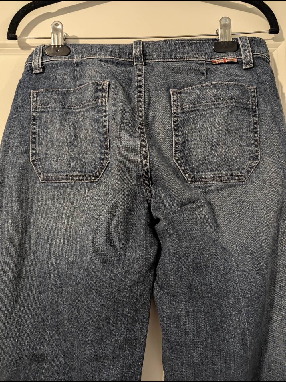 Hudson Front Pocket Mid-Rise Wide-Leg Jeans - Picture 6 of 7